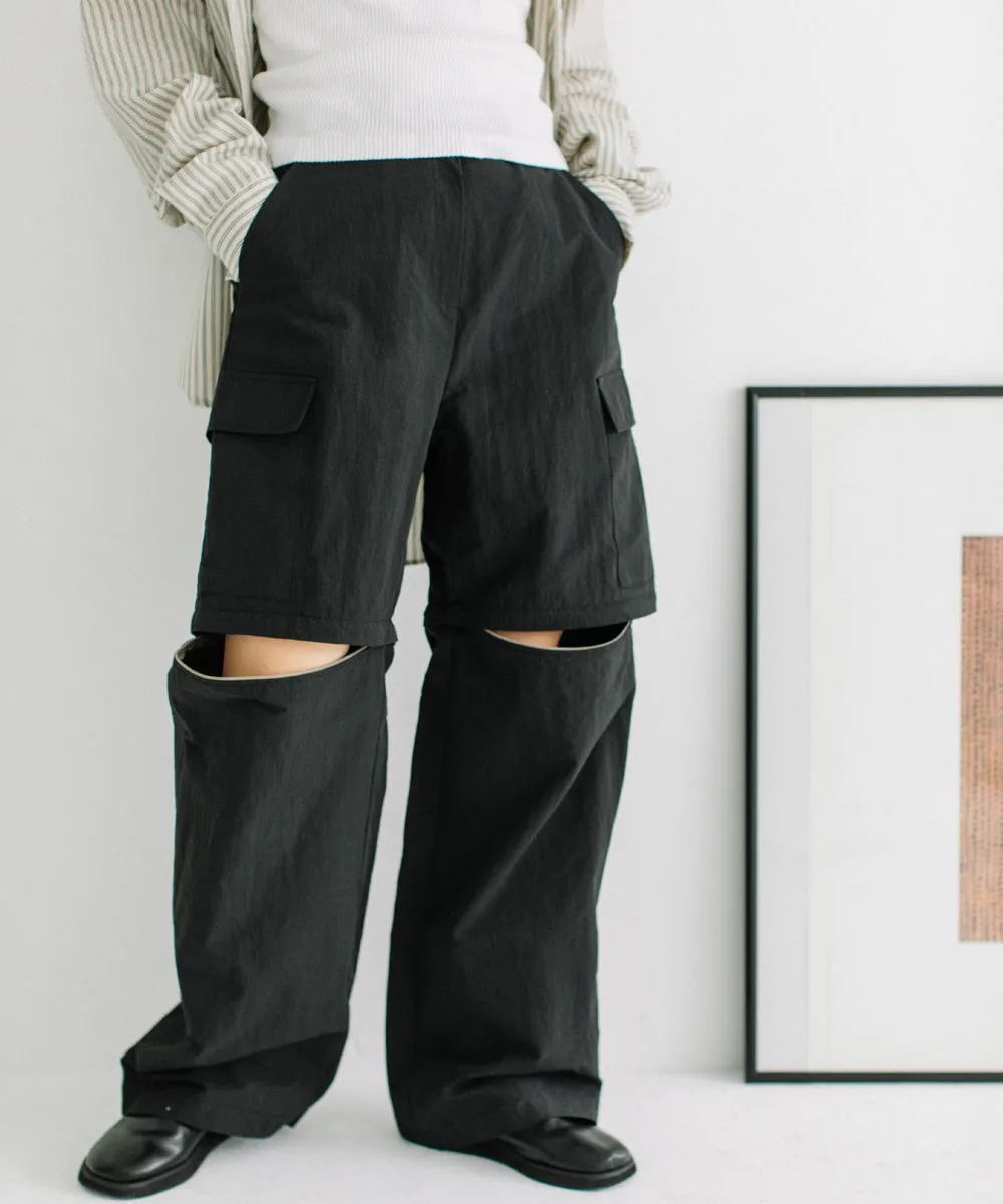 2way zip nylon pt