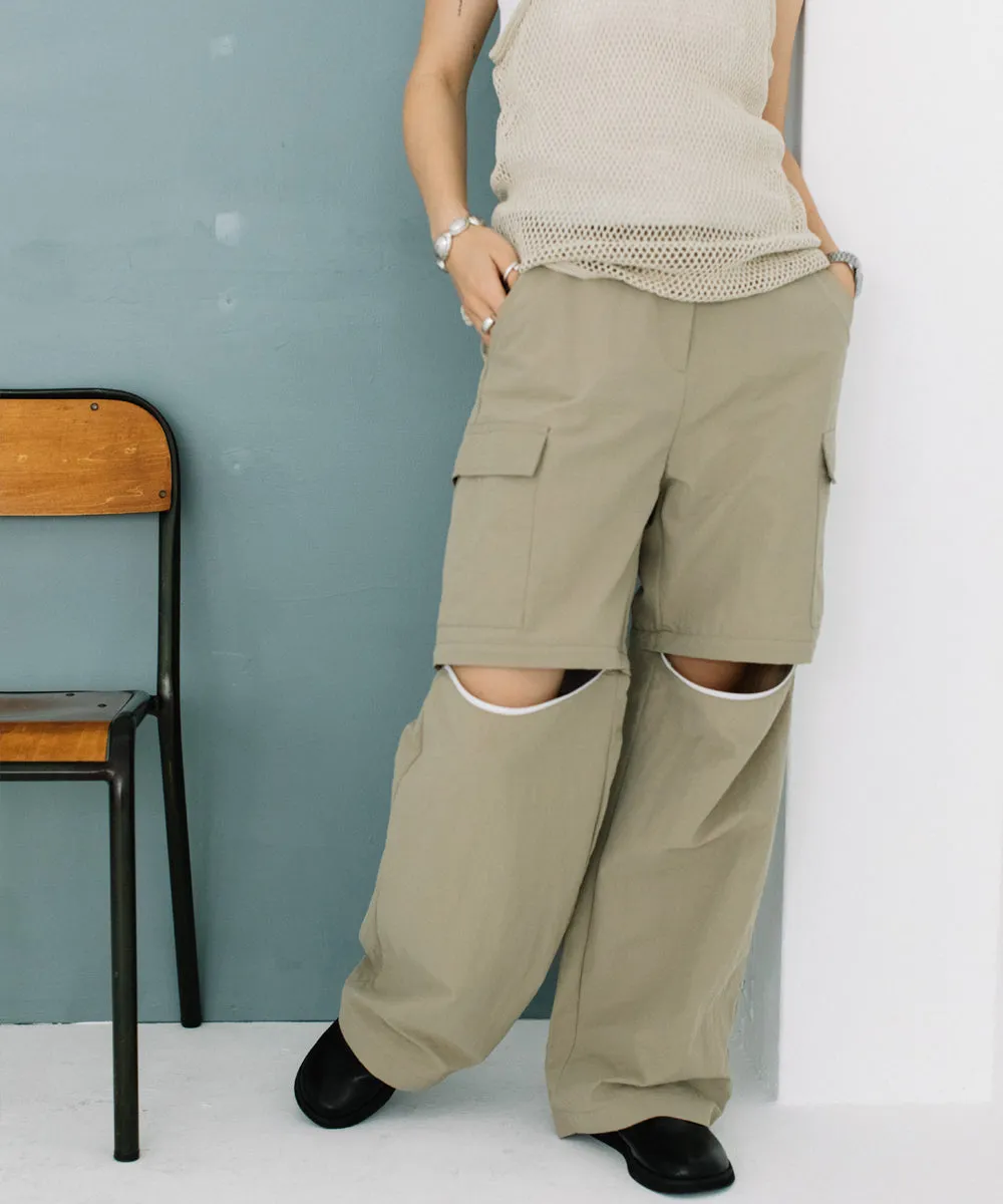 2way zip nylon pt