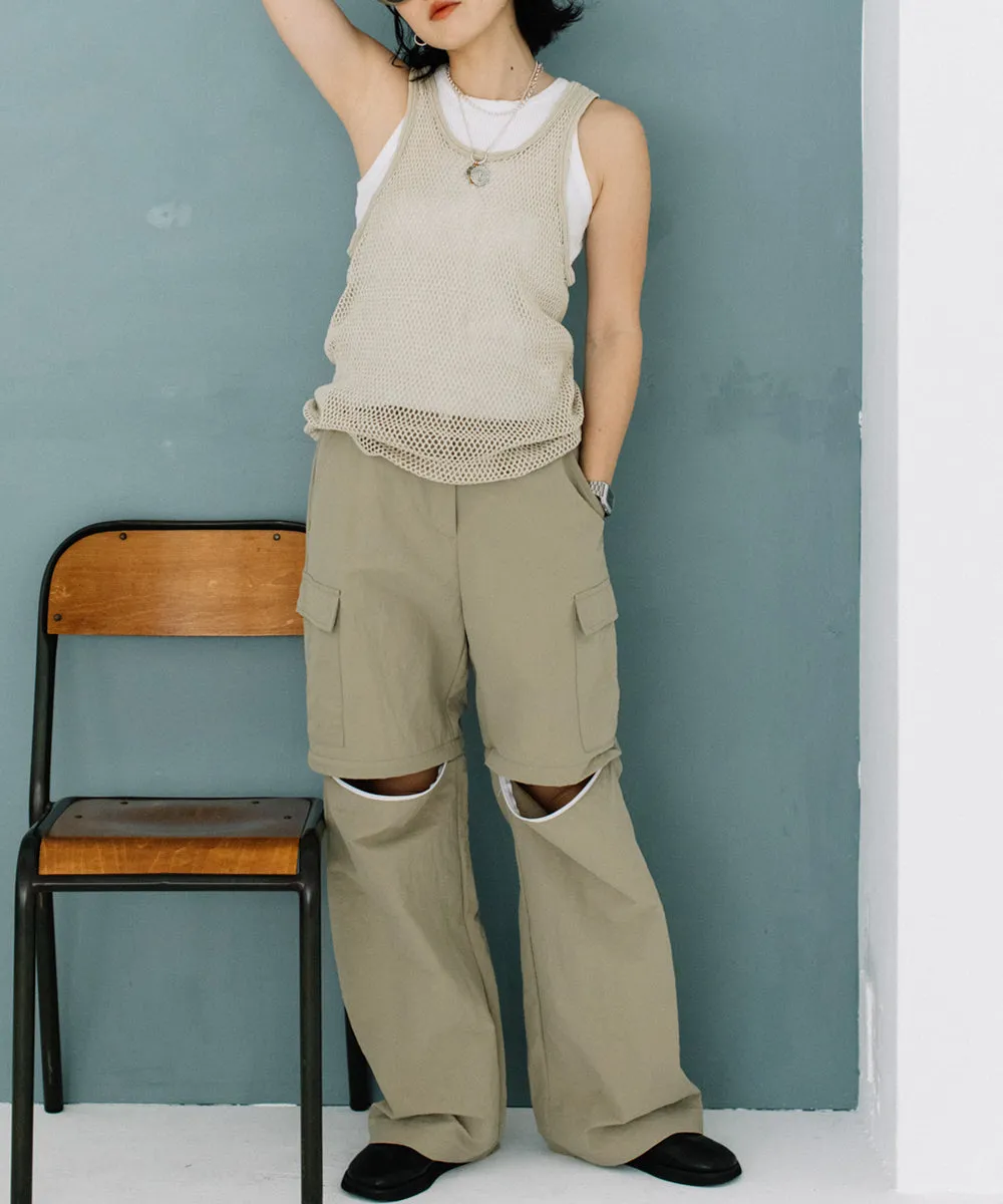 2way zip nylon pt