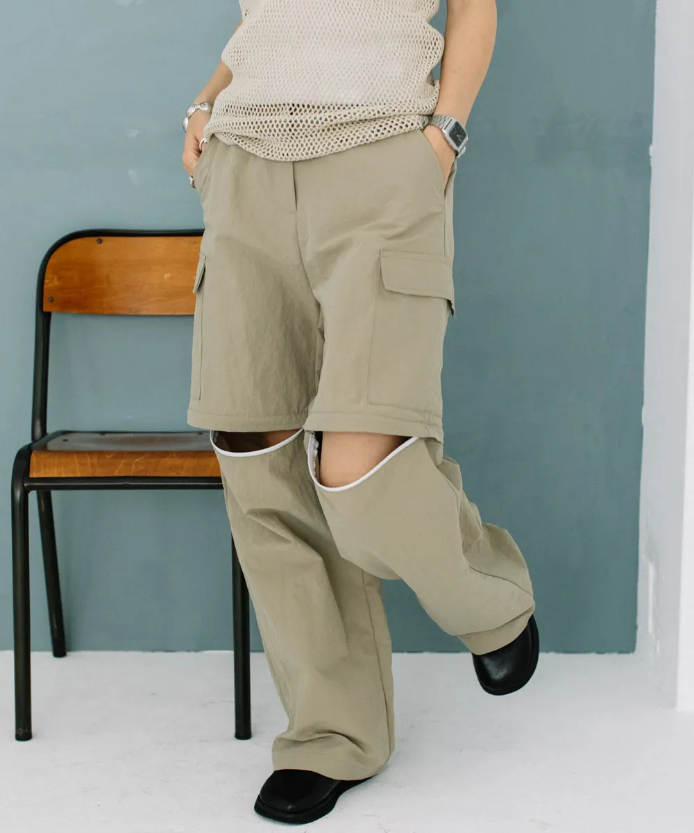 2way zip nylon pt