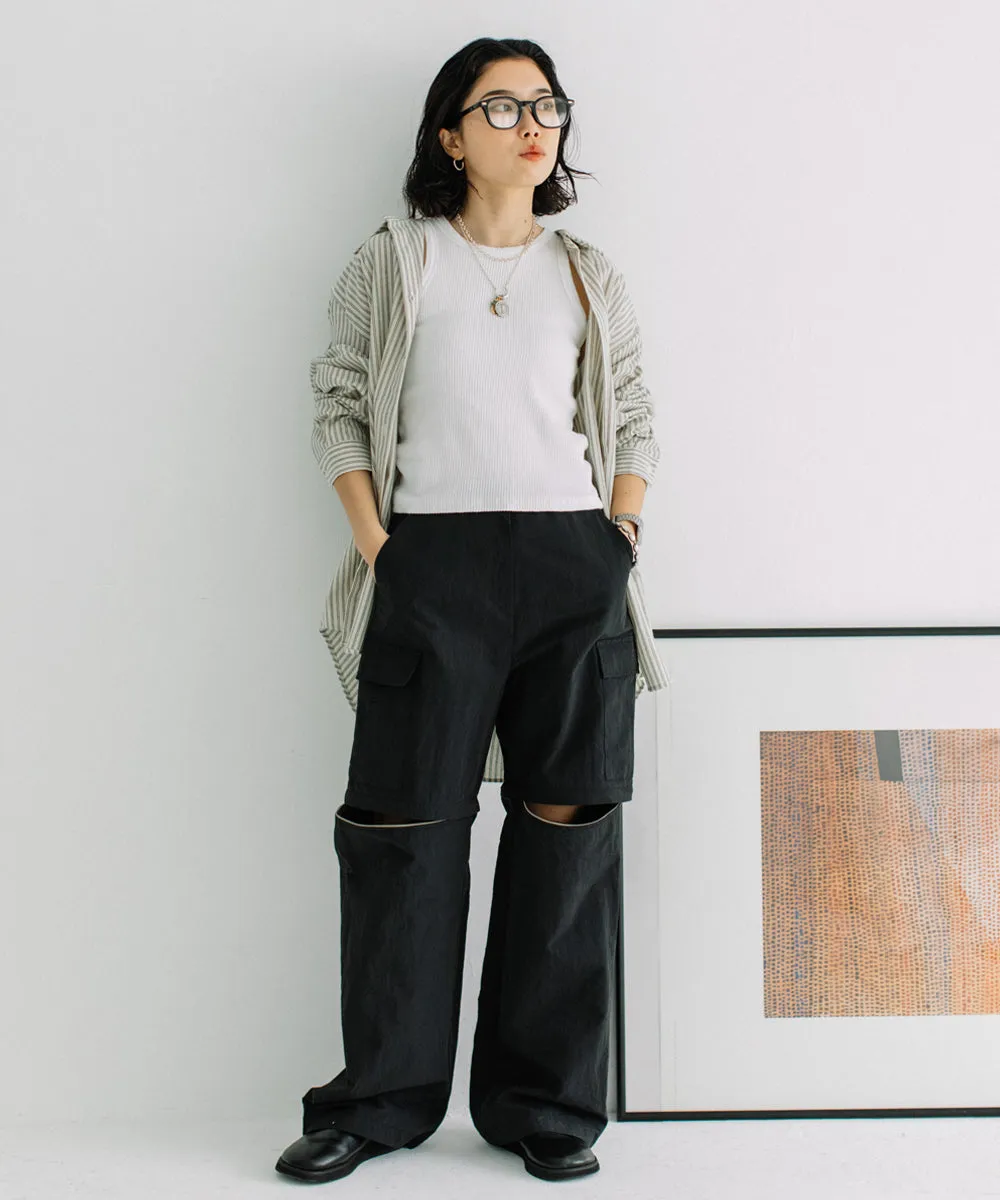 2way zip nylon pt