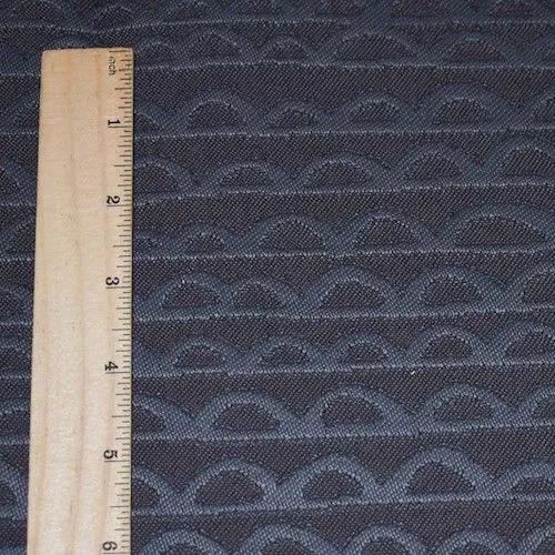 3 3/4 YD PC - Deep Gray/Brown Indoor/Outdoor Abstract Jacquard Decorating Fabric