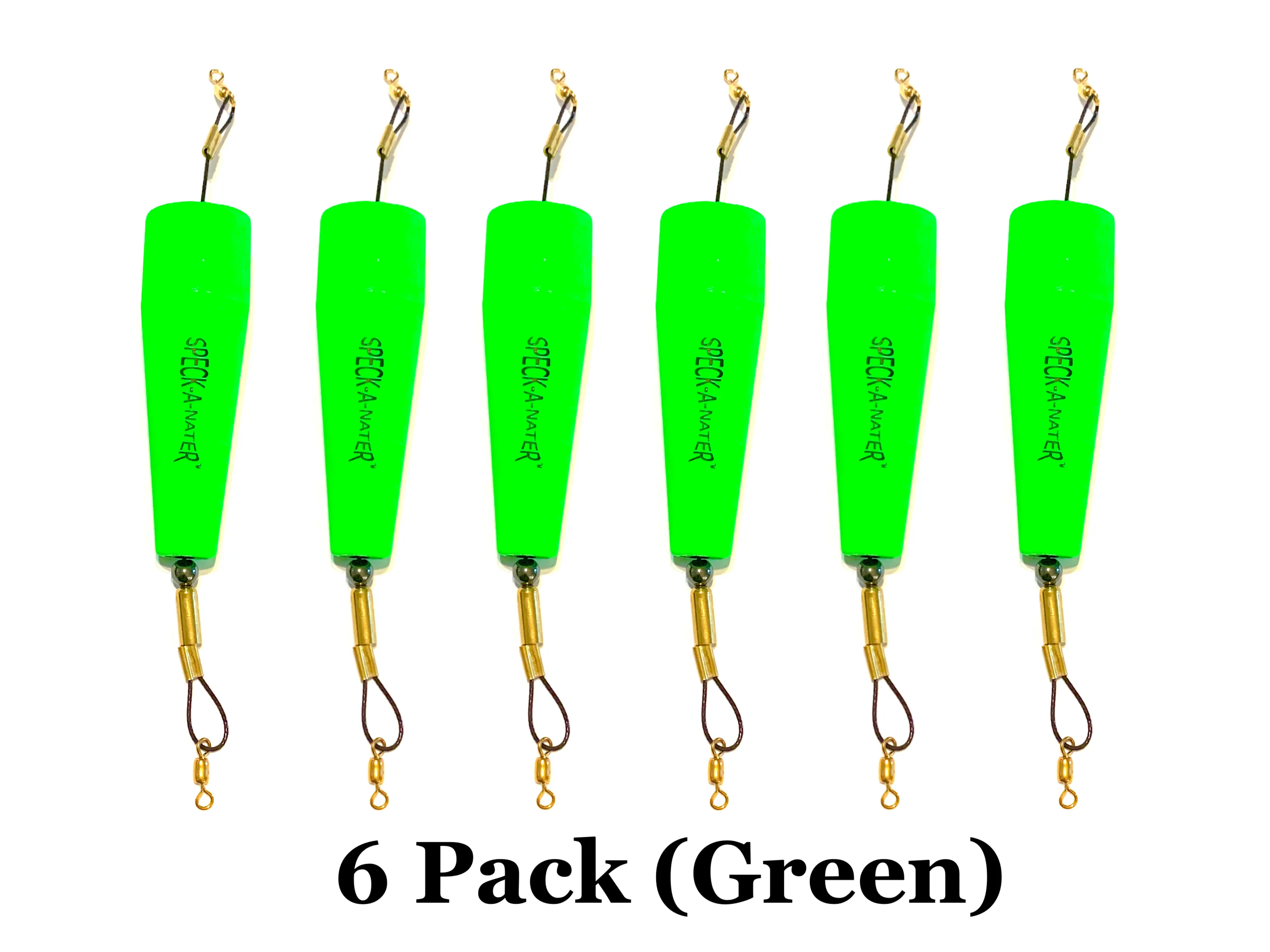 4" Green Speck-a-nater Popping Cork