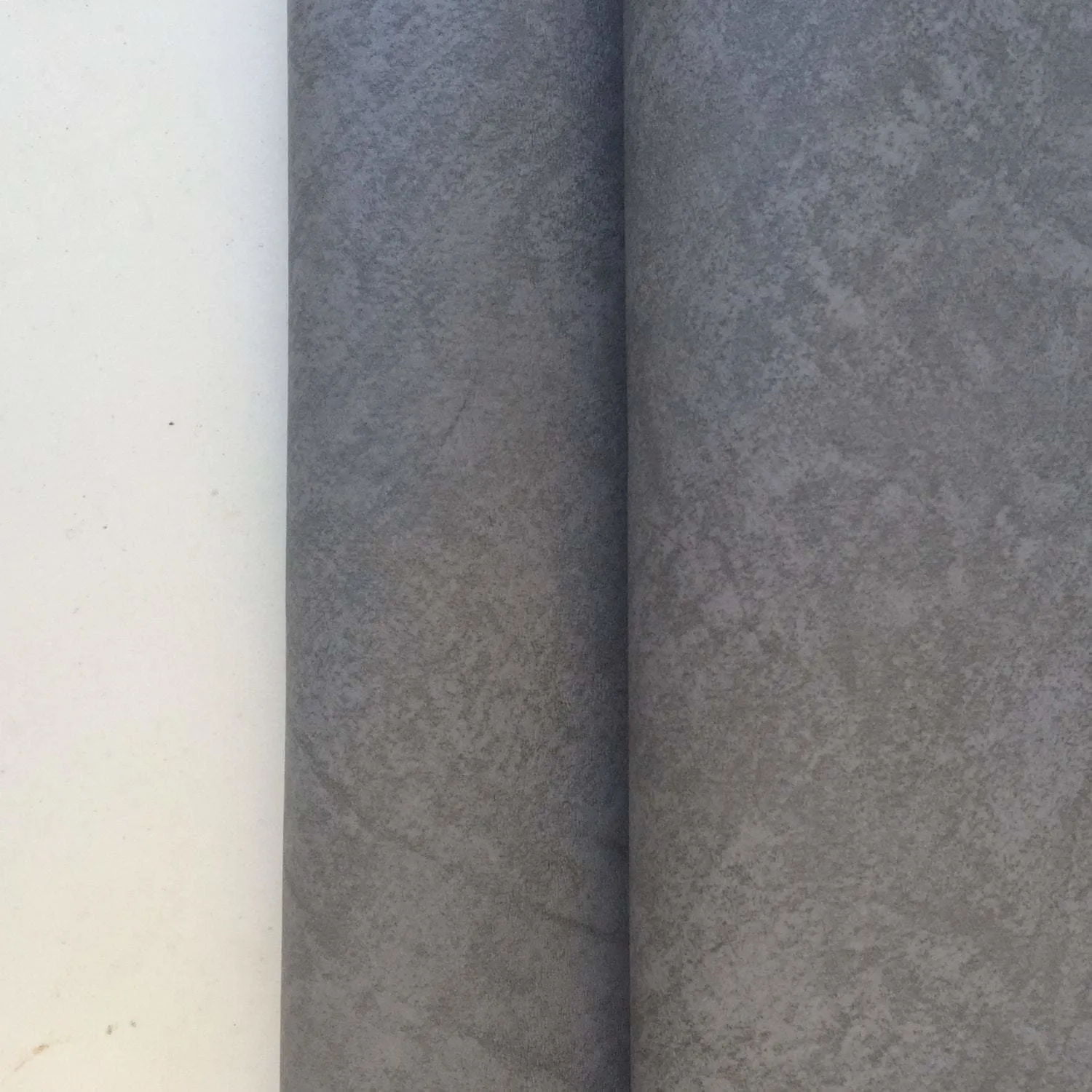 55" Dark Gray Vinyl Faux Pleather Upholstery Modern Heavy Fabric By the Yard