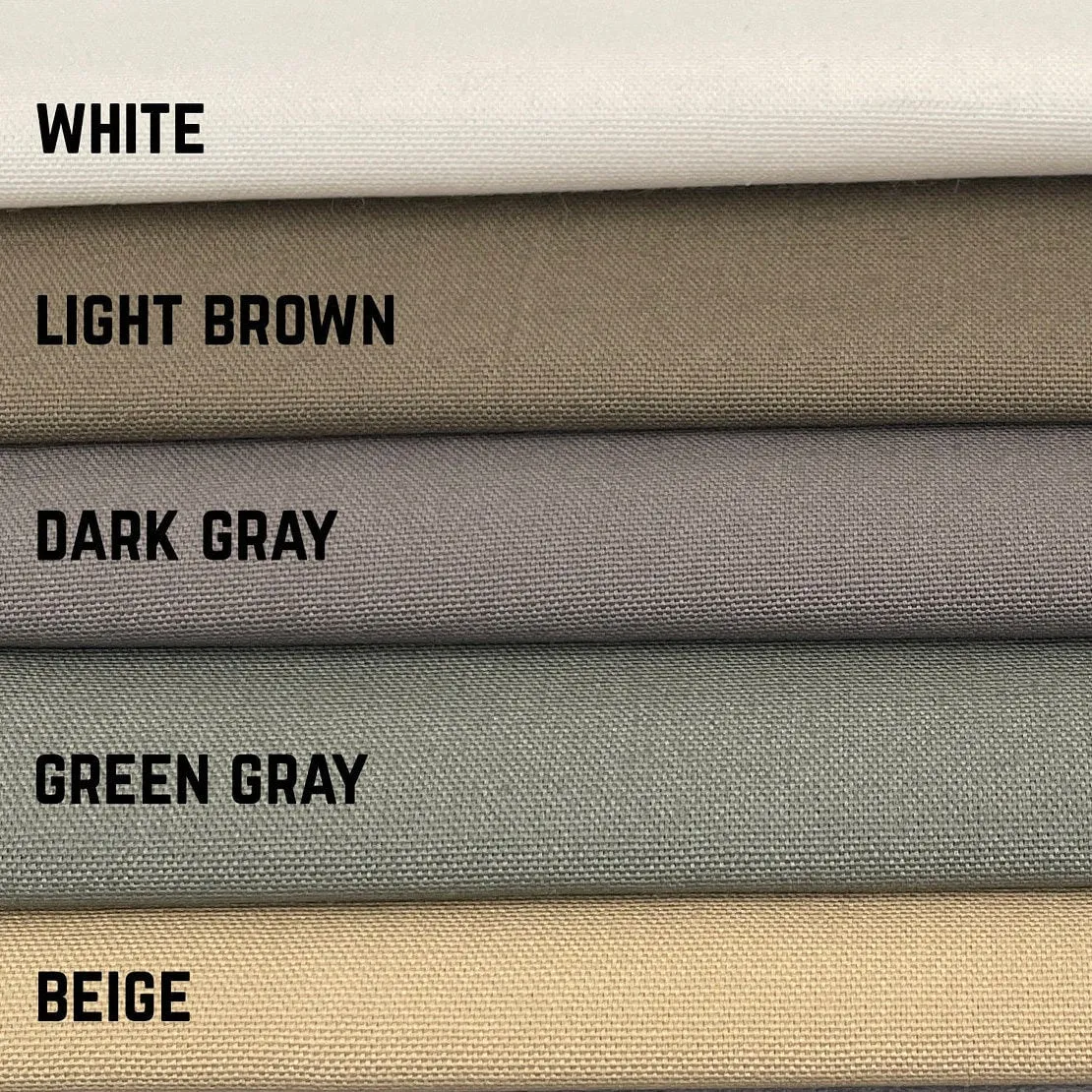 60" 100% Cotton Canvas 9 OZ Multiple Colors USA Apparel & Upholstery Woven Fabric By the Yard