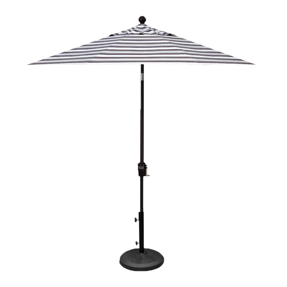 7.5' MARKET UMBRELLA, STONE STRIPE