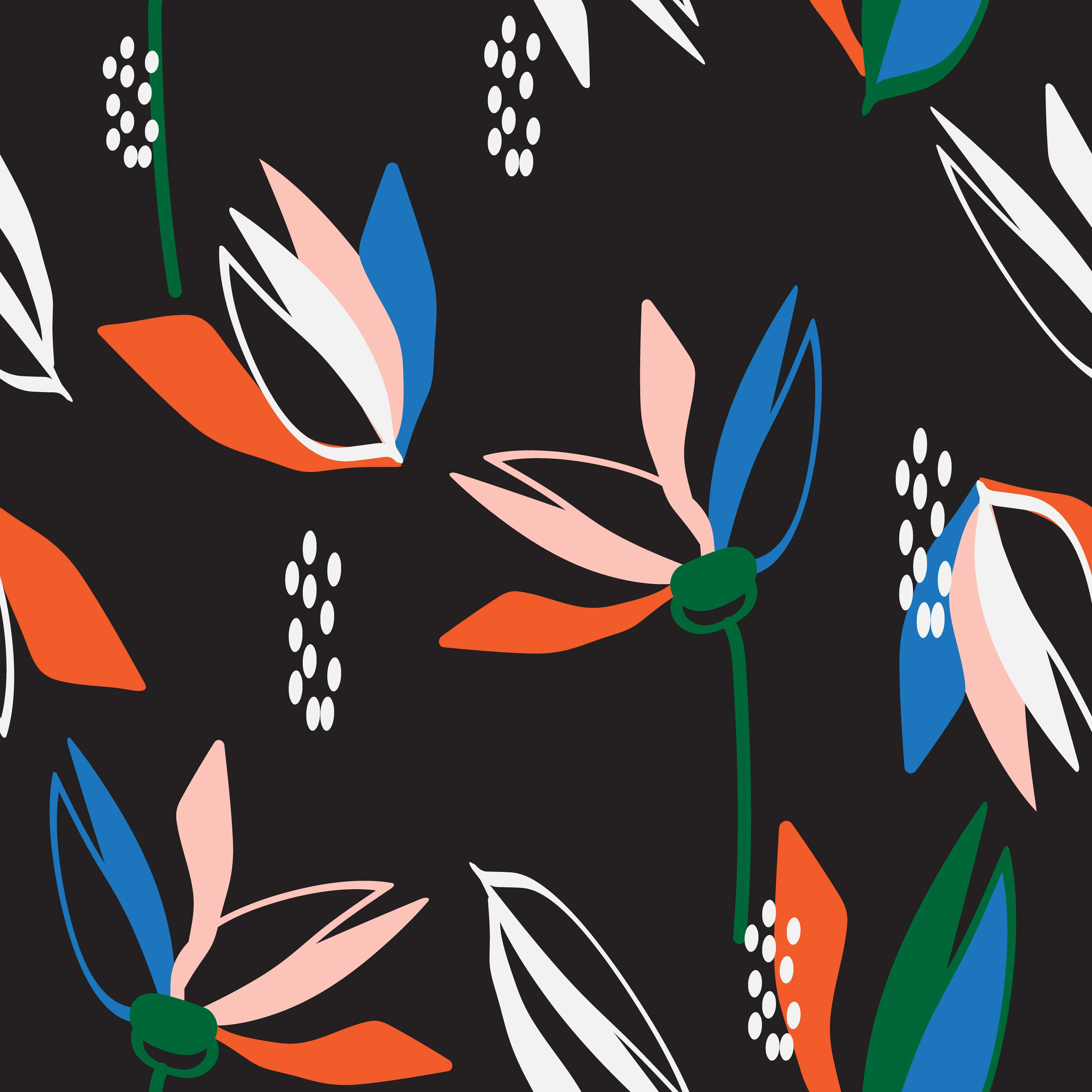 Abstract/Floral Digital Print