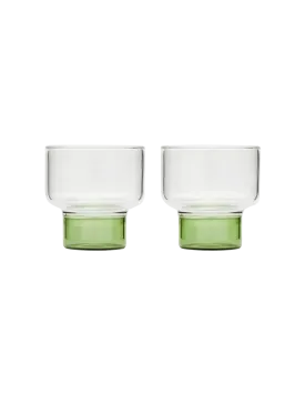 Aita Green Base Short Glasses