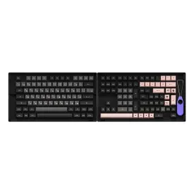 AKKO Black & Pink Hiragana Version PBT Keycaps Set ASA 158 Keys