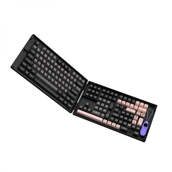 AKKO Black & Pink Hiragana Version PBT Keycaps Set ASA 158 Keys
