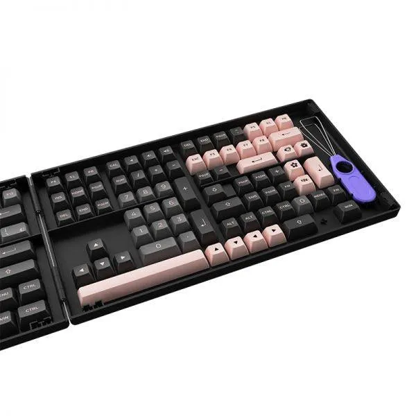 AKKO Black & Pink Hiragana Version PBT Keycaps Set ASA 158 Keys
