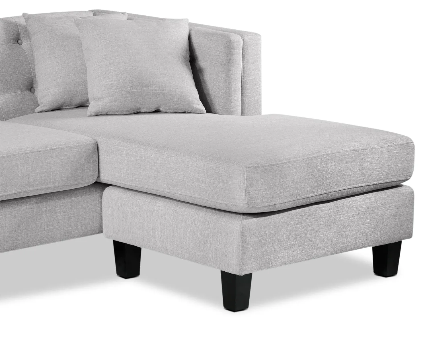 Astin Chaise Sofa - Grey