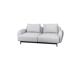 Aura 2-seater sofa with low armrest (10)
