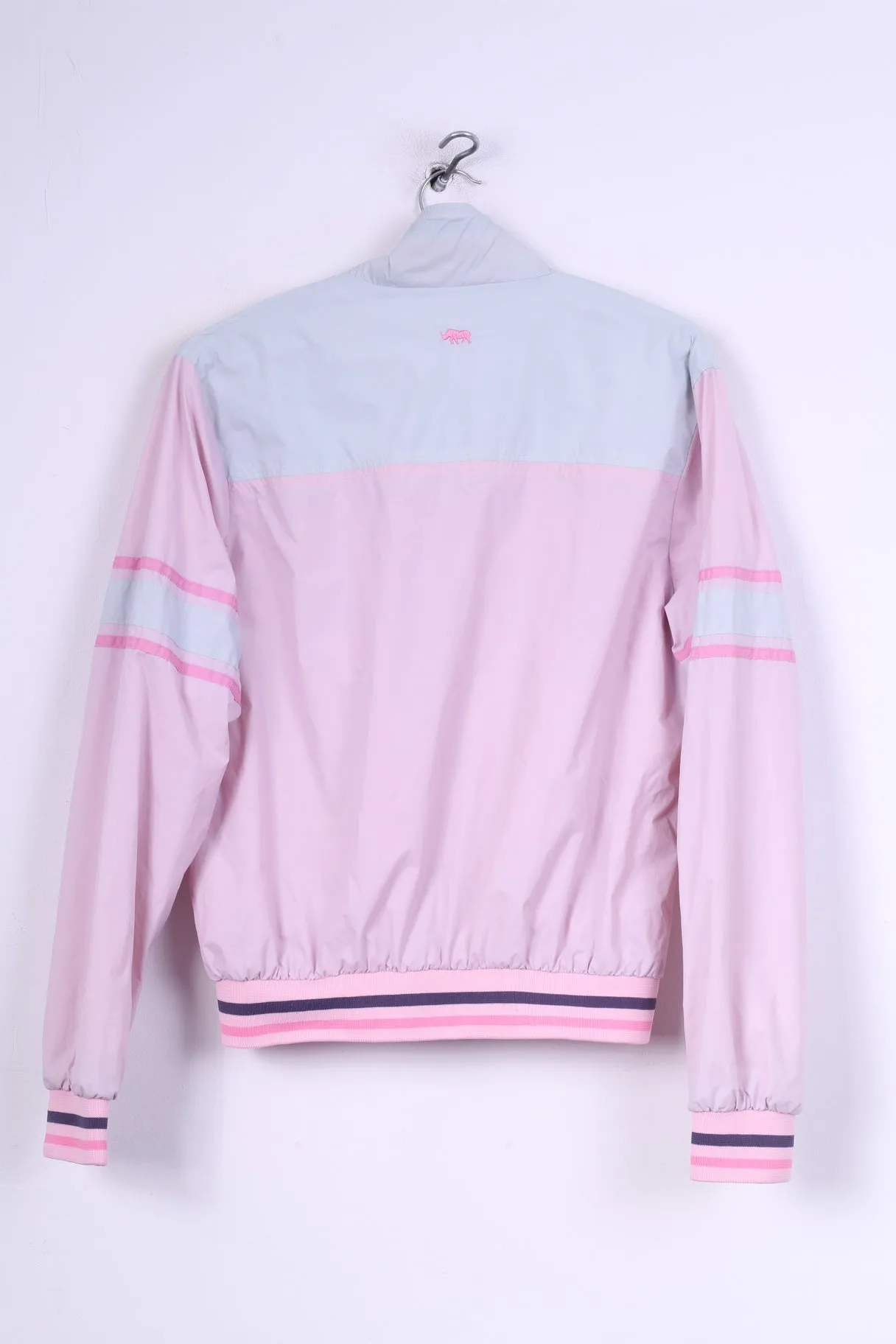 Back Swing Primark Womens 14 M Jacket Pink Nylon Lightweight Zip Up Top