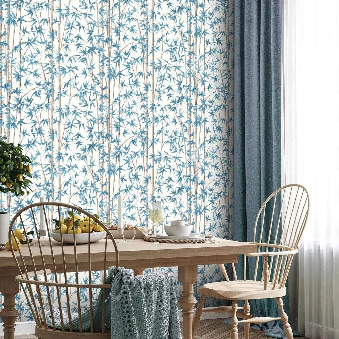 Bamboozle Wallpaper - Cornflower