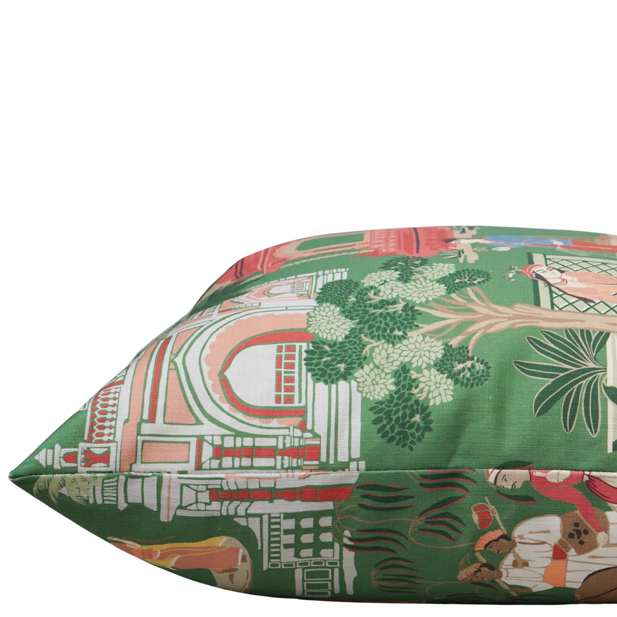 Bara Bazaar Pillow Cover in Viridian
