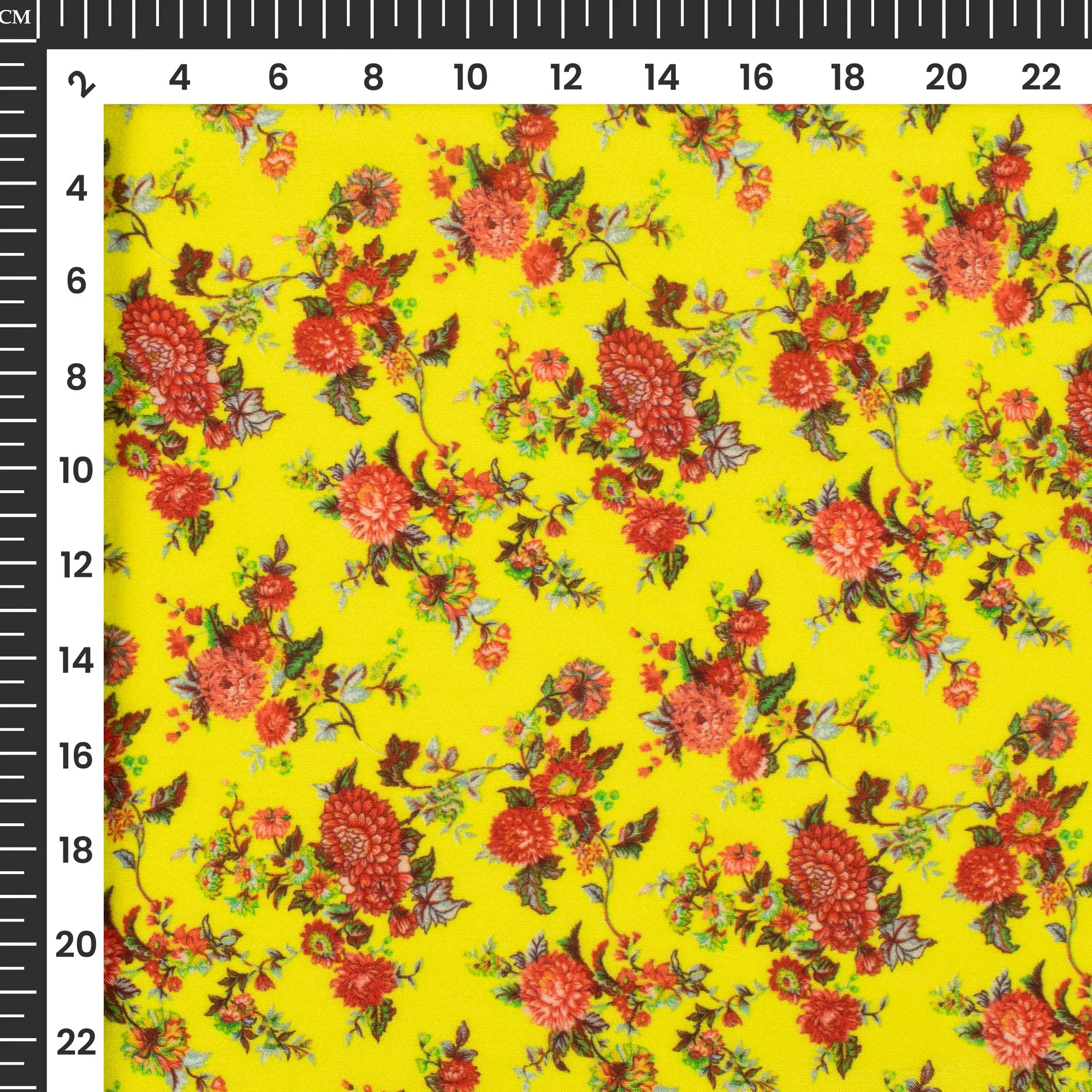 Beautiful Floral Digital Print Viscose Muslin Fabric