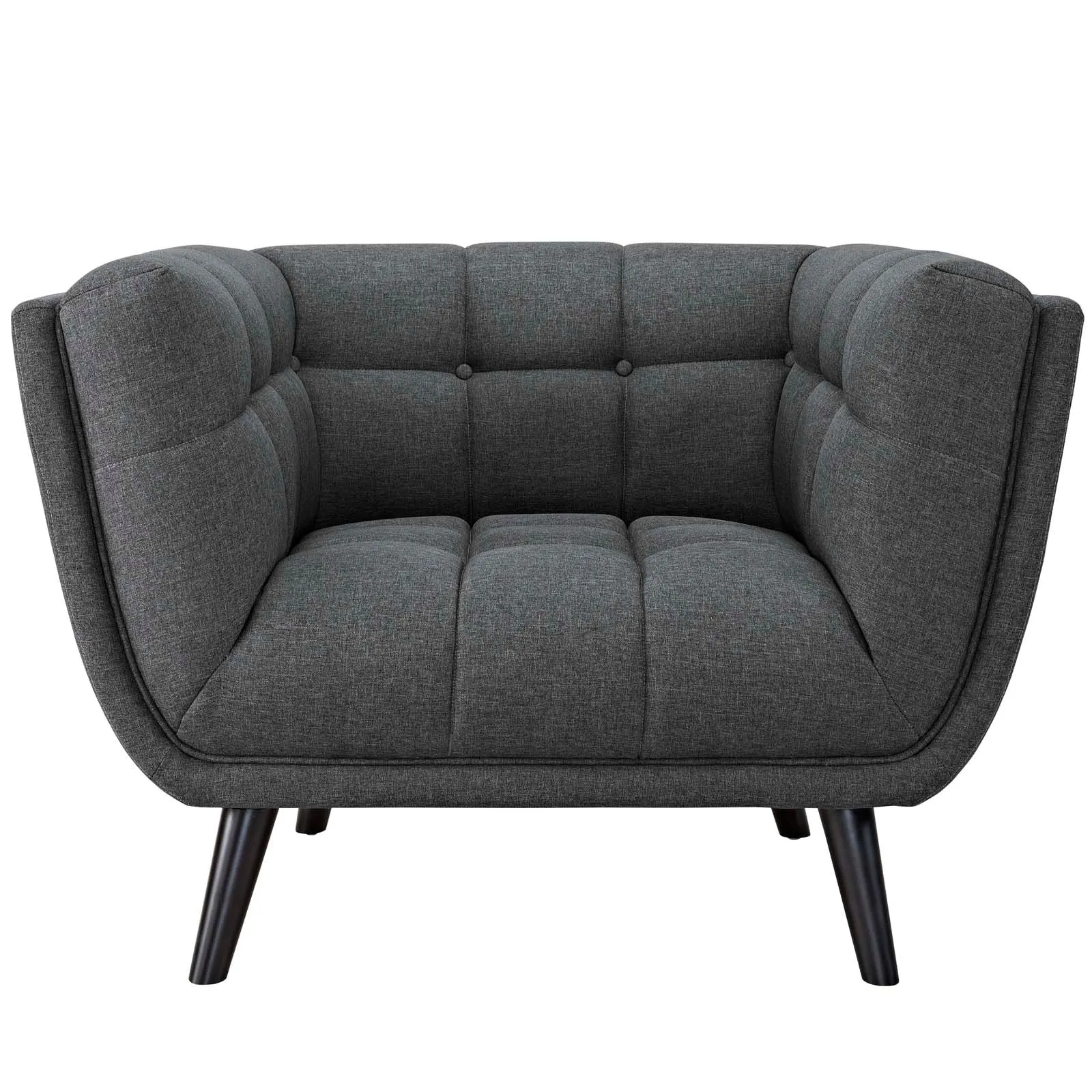 Bestow 2 Piece Upholstered Fabric Sofa and Armchair Set by Modway