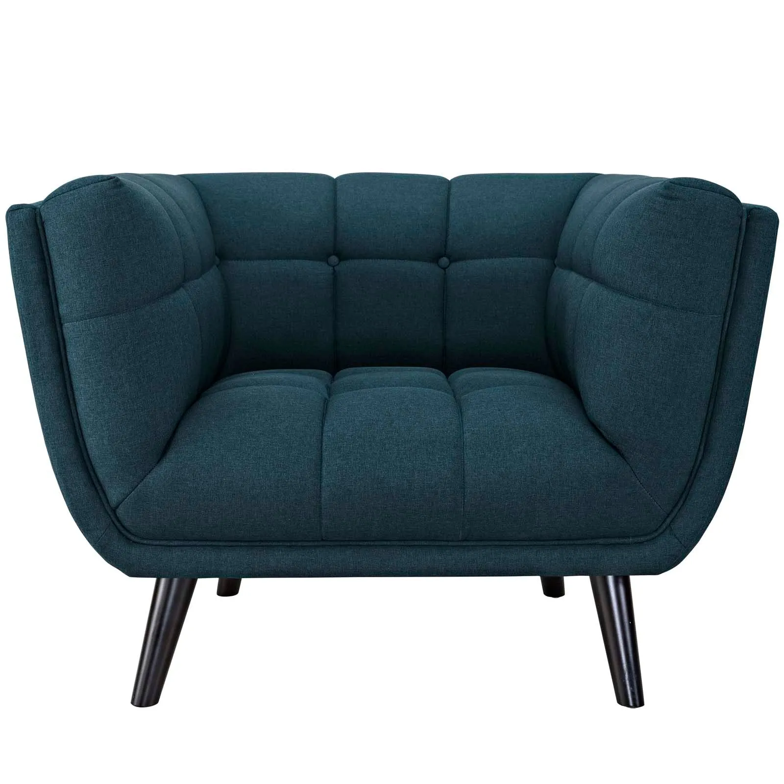 Bestow 2 Piece Upholstered Fabric Sofa and Armchair Set by Modway