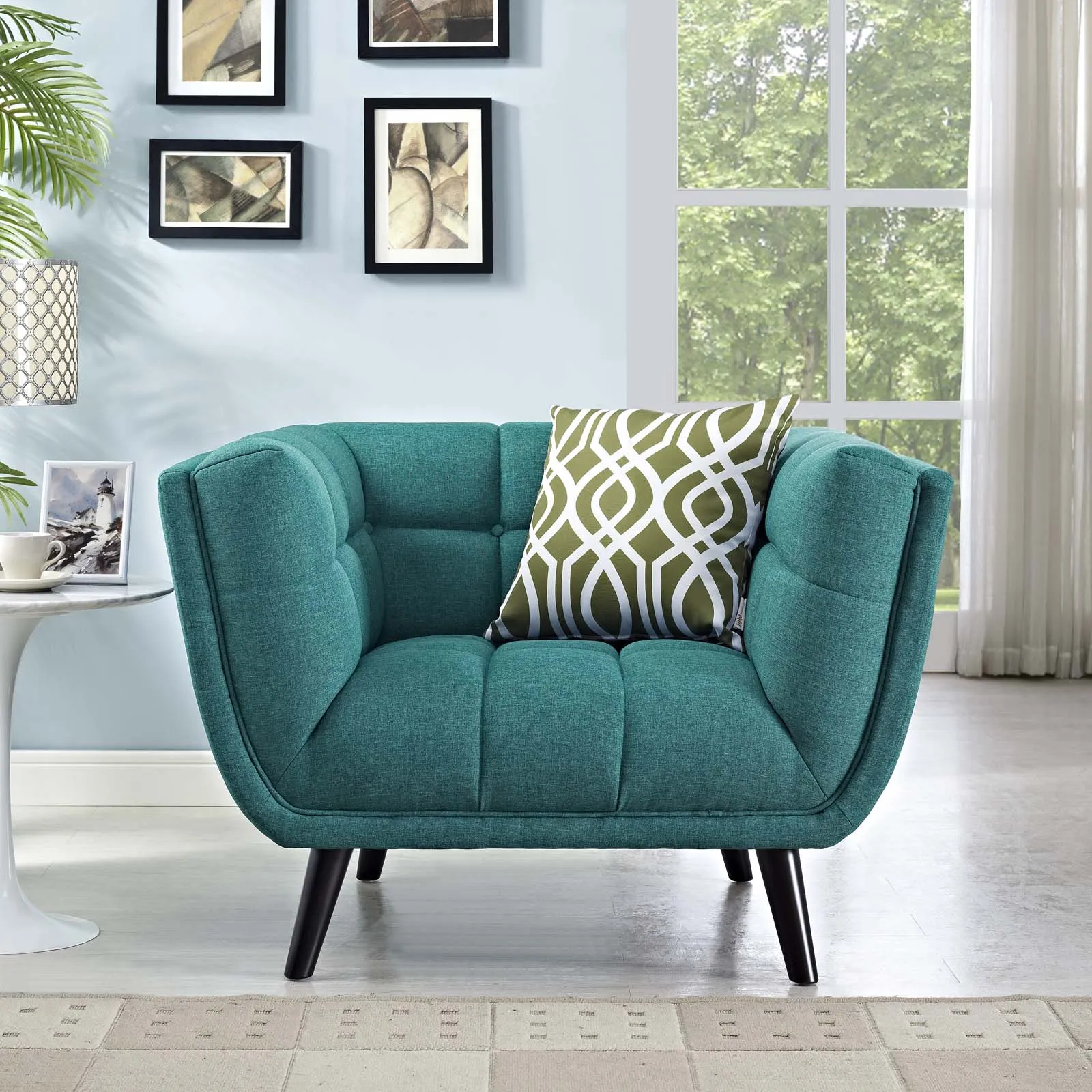 Bestow Upholstered Fabric Armchair by Modway