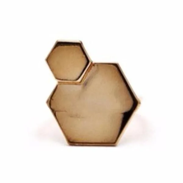 Big Hexagons ring
