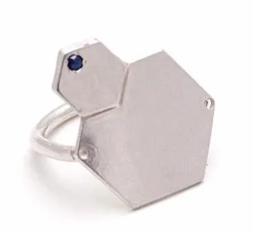 Big Hexagons ring
