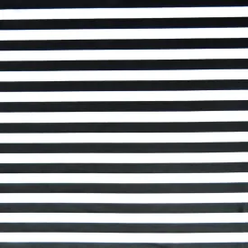 Black and White 1/2 Stripe Nylon Spandex Swimsuit Fabric