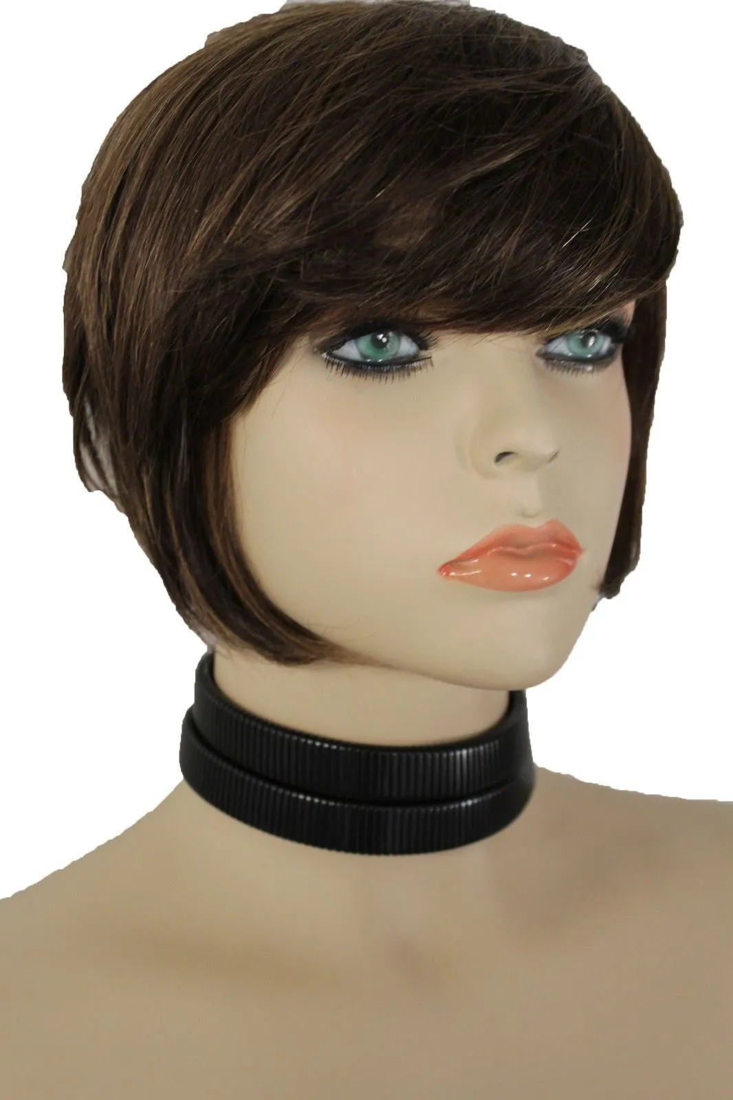 Black Metal Cuff Bracelet Fashion Peacock Feather Bold Statement