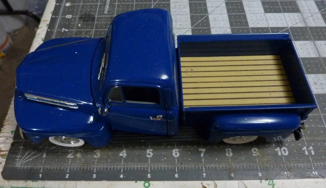 Blue metal truck, Farmhouse decorations, Farmhouse truck