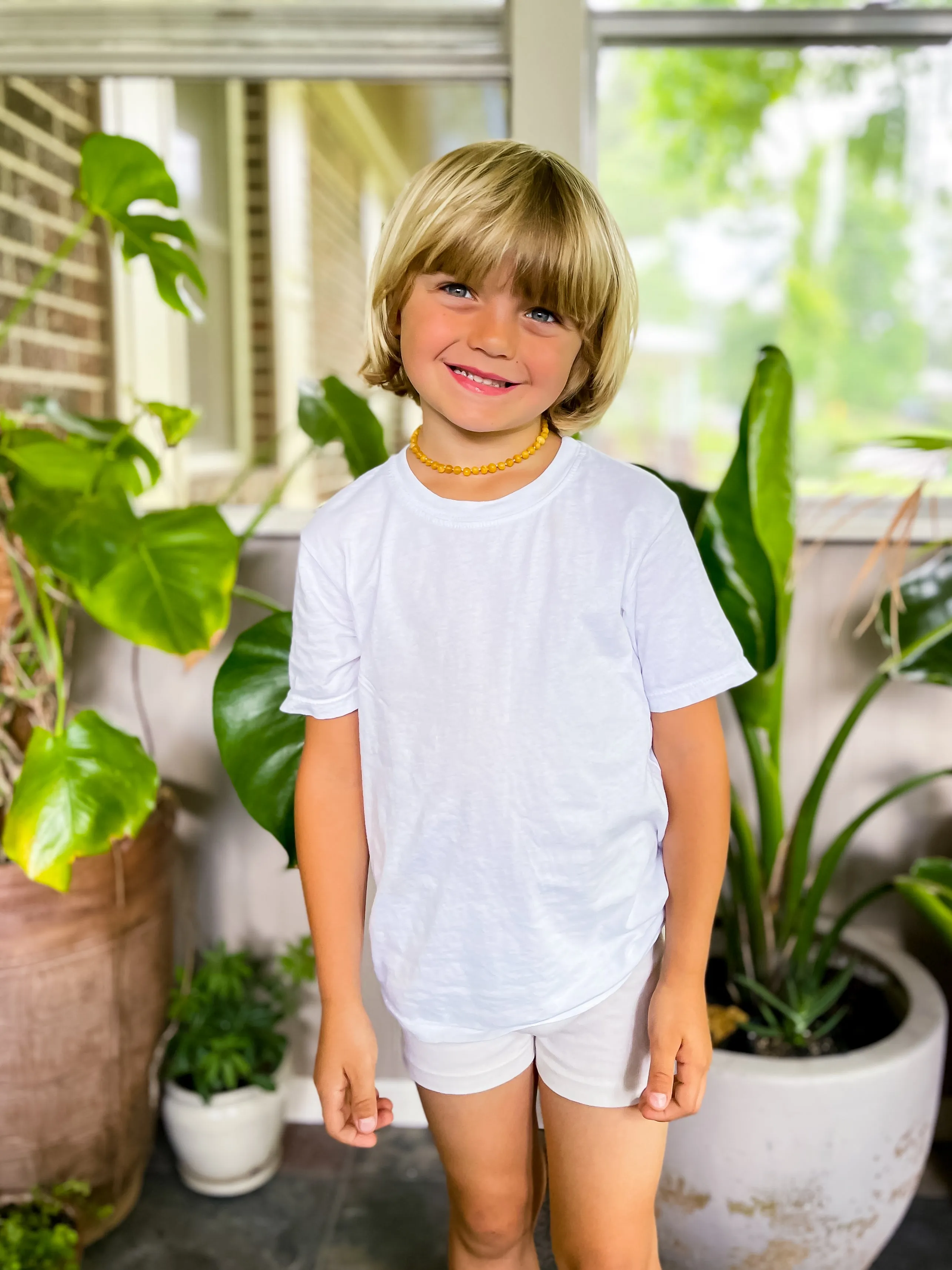 Boys Soft Cotton Boxer Brief | Orange