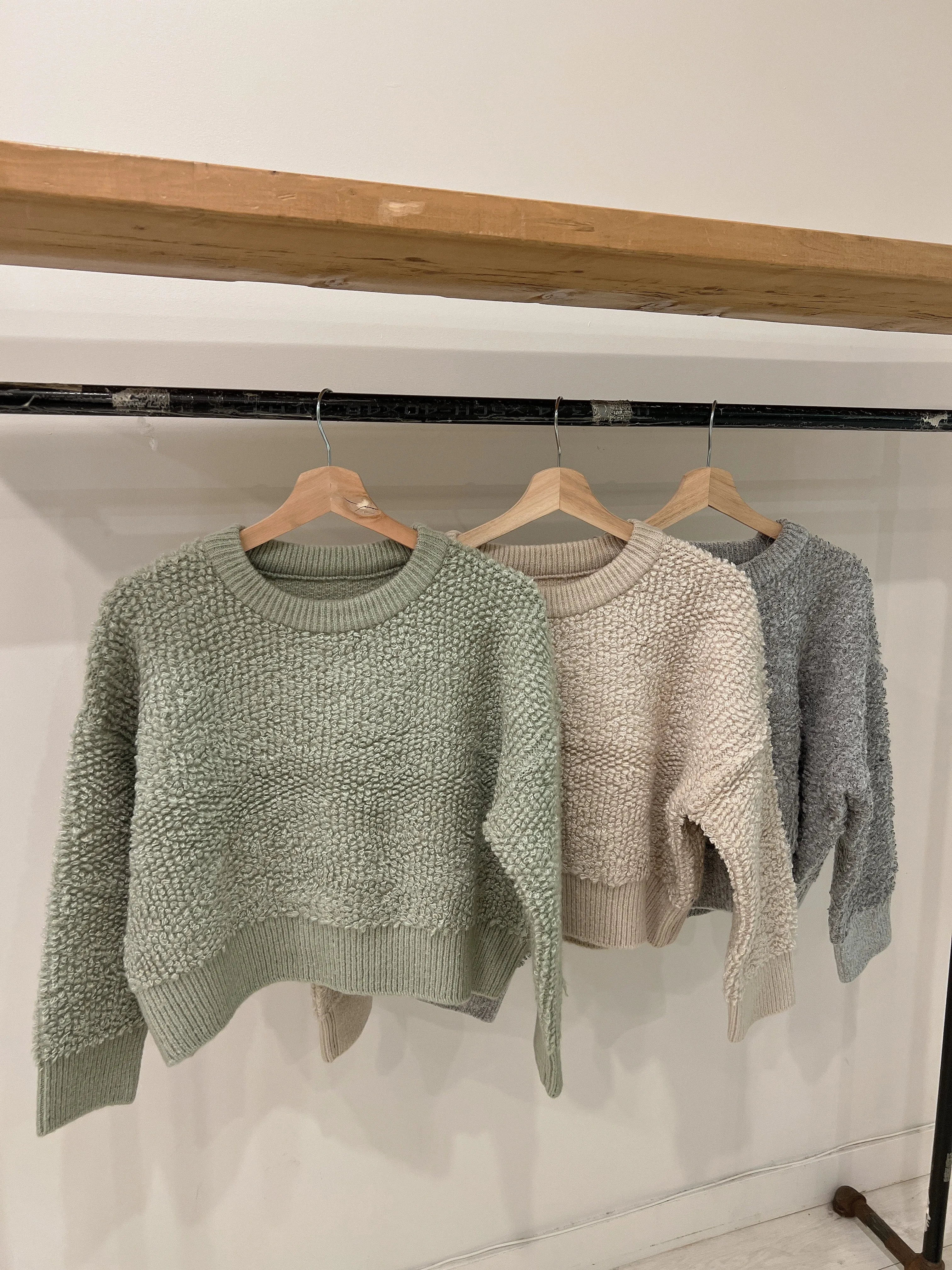BUTTER Boucle sweater