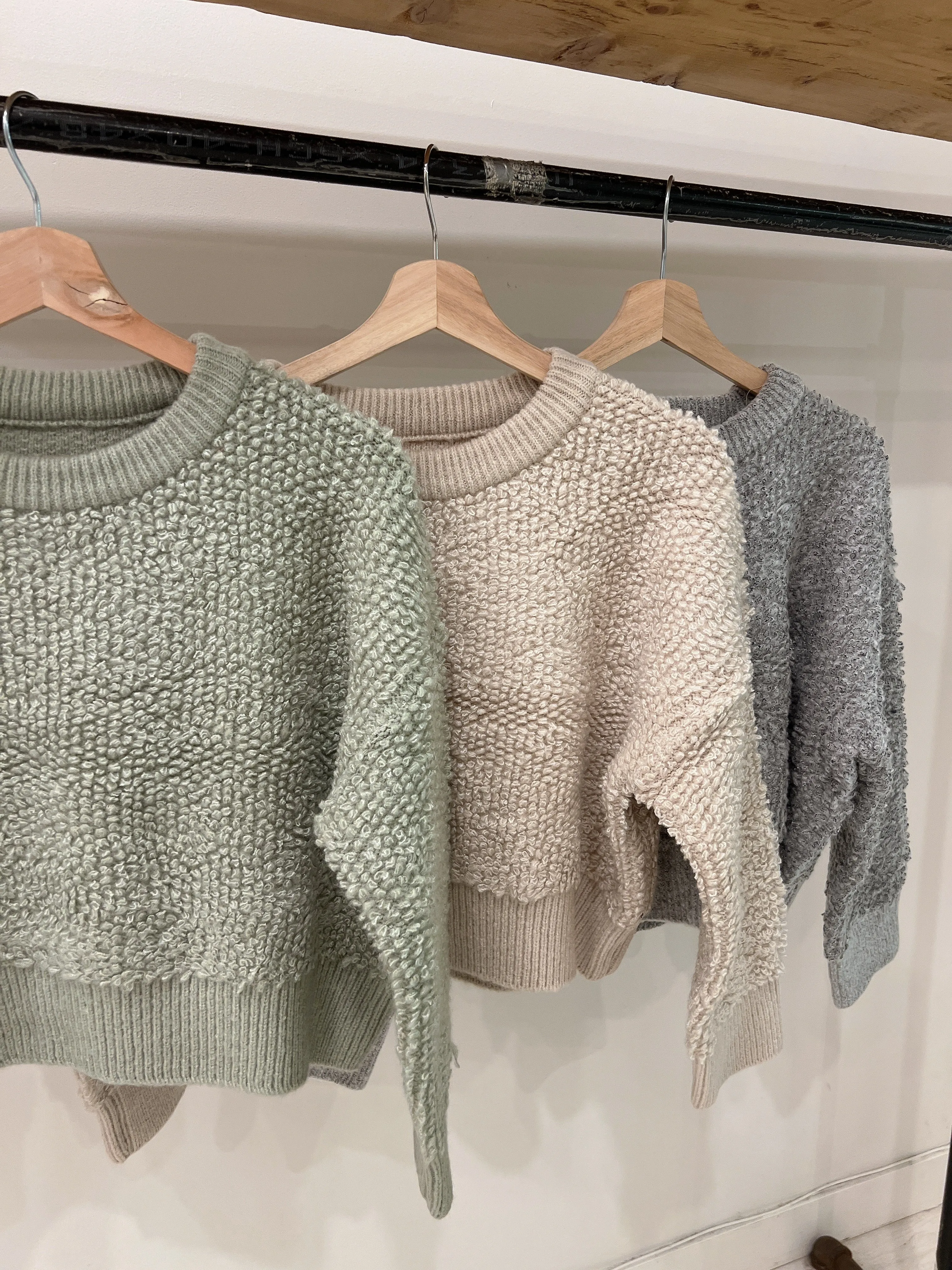 BUTTER Boucle sweater