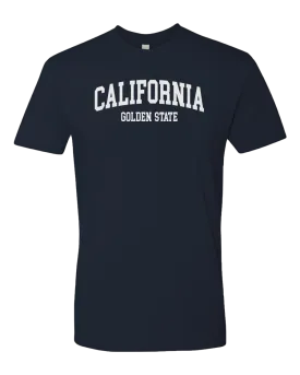 California Arch Mens Tee - Midnight Navy