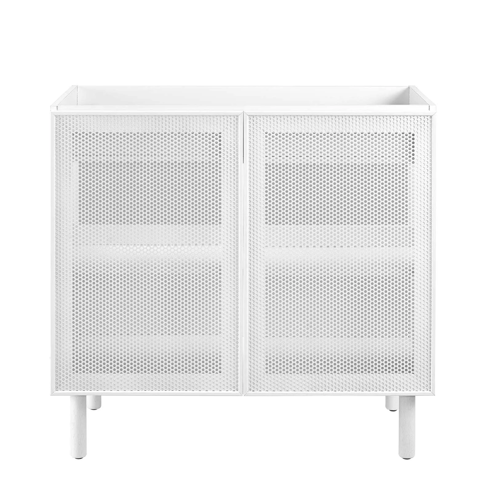 Calla 36" Perforated Metal Bathroom Vanity Cabinet (Sink Basin Not Included) by Modway