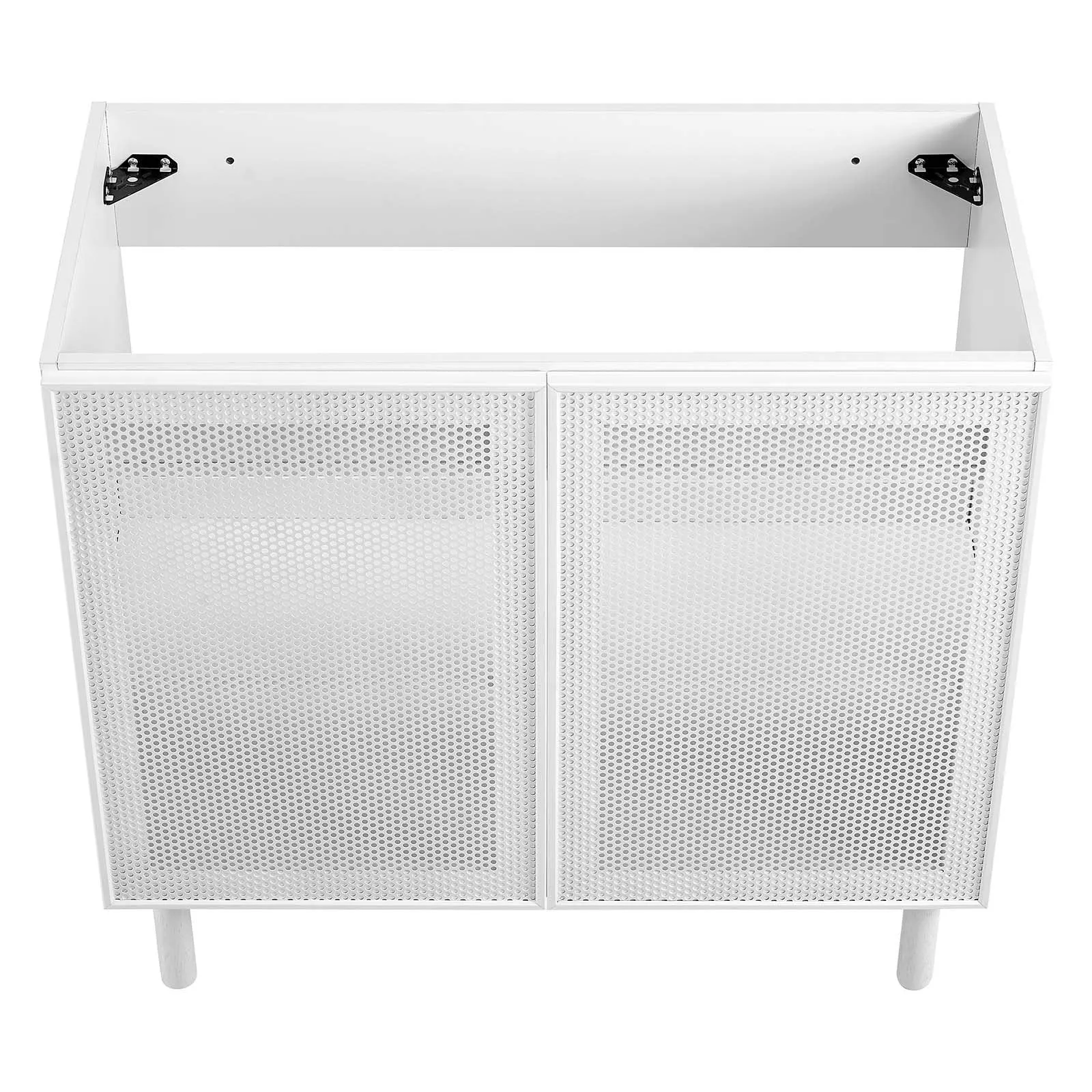 Calla 36" Perforated Metal Bathroom Vanity Cabinet (Sink Basin Not Included) by Modway