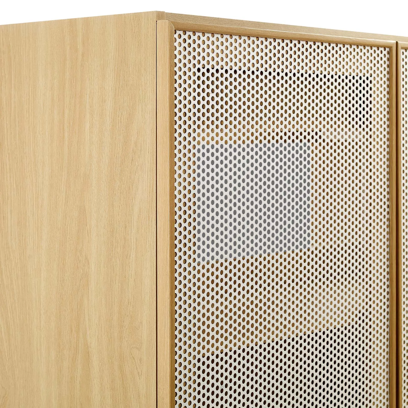 Calla 36" Perforated Metal Bathroom Vanity Cabinet (Sink Basin Not Included) by Modway