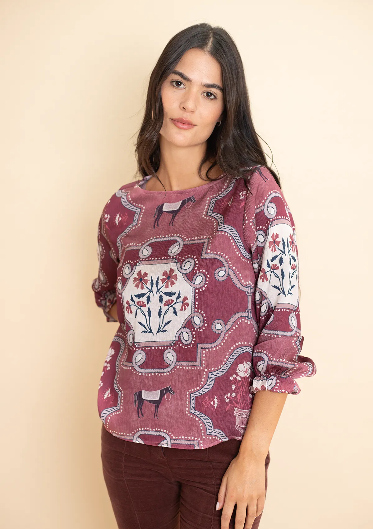 Caravelle Blouse | Veranda Print
