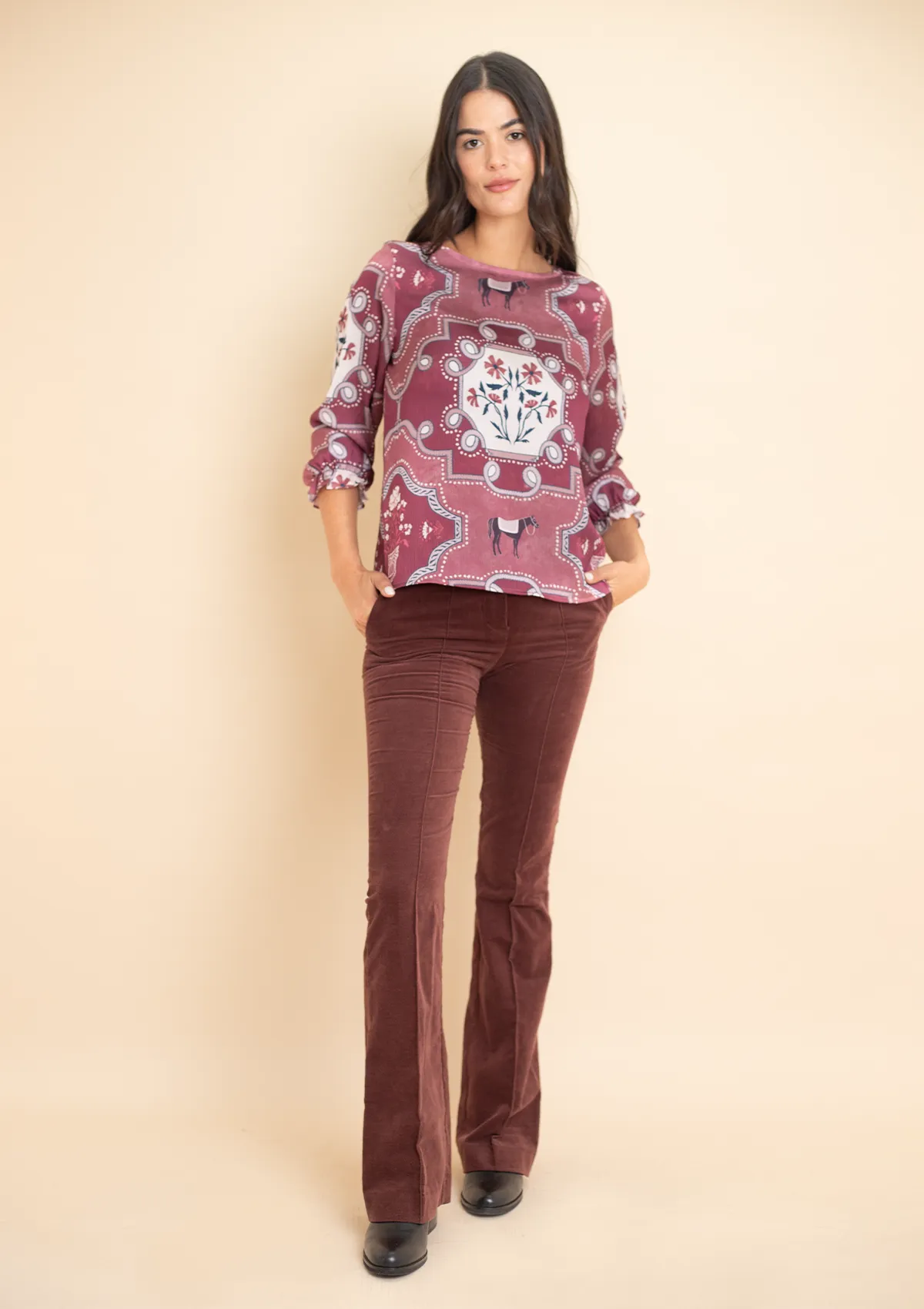 Caravelle Blouse | Veranda Print