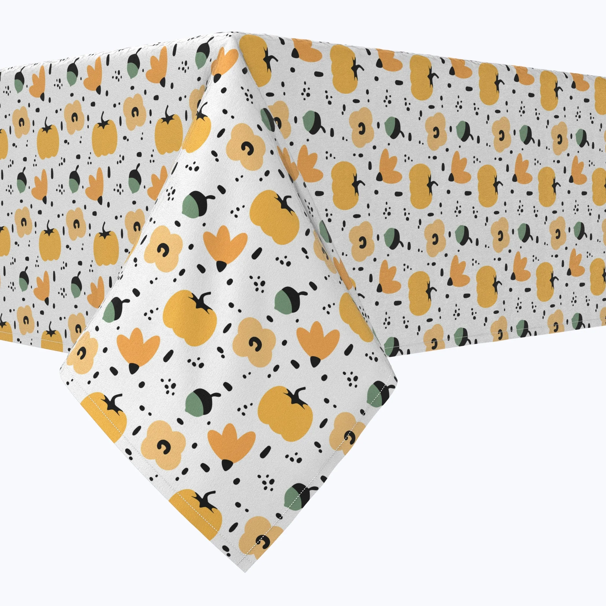 Cartoon Pumpkin Design Cotton Rectangles