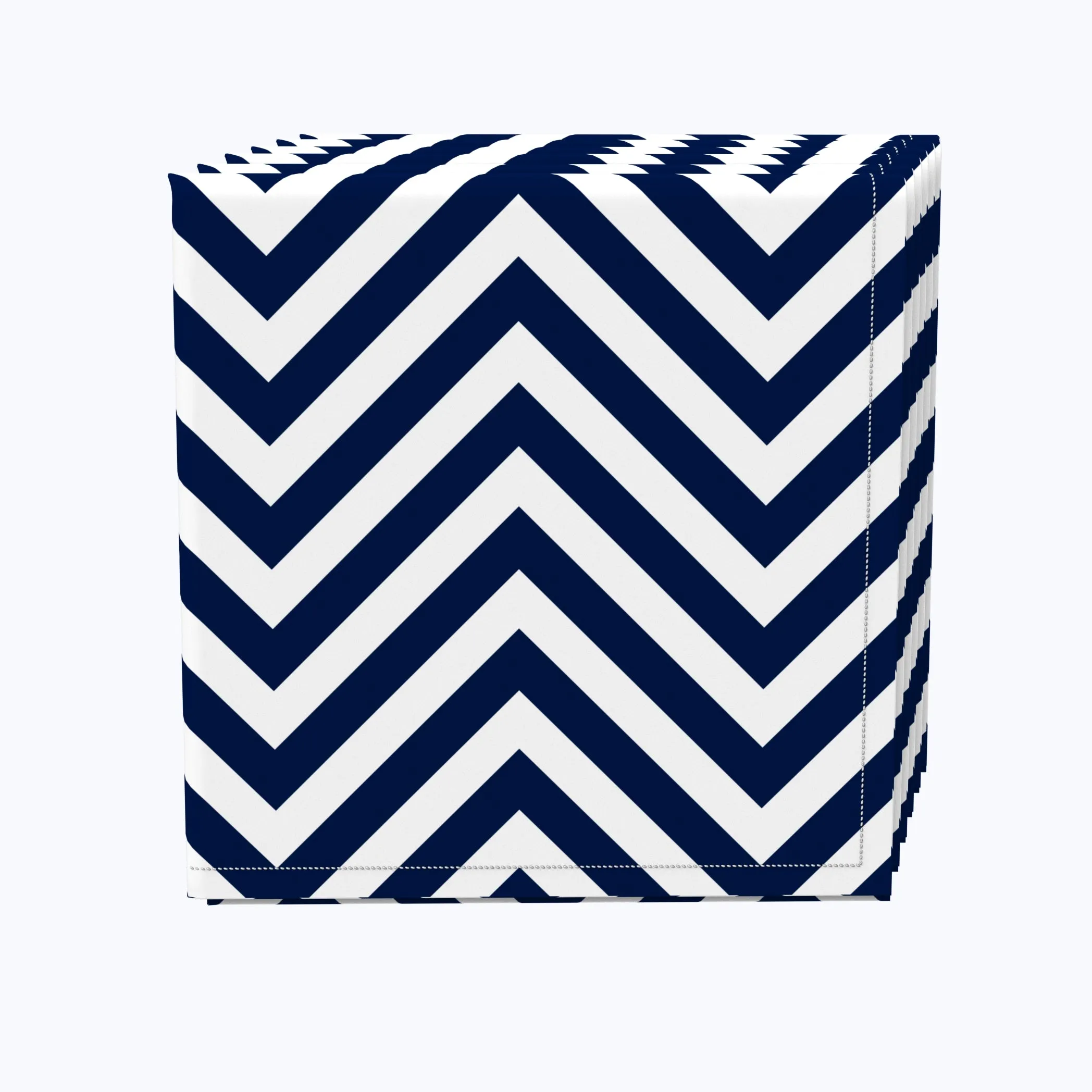 Chevron, Navy Napkins