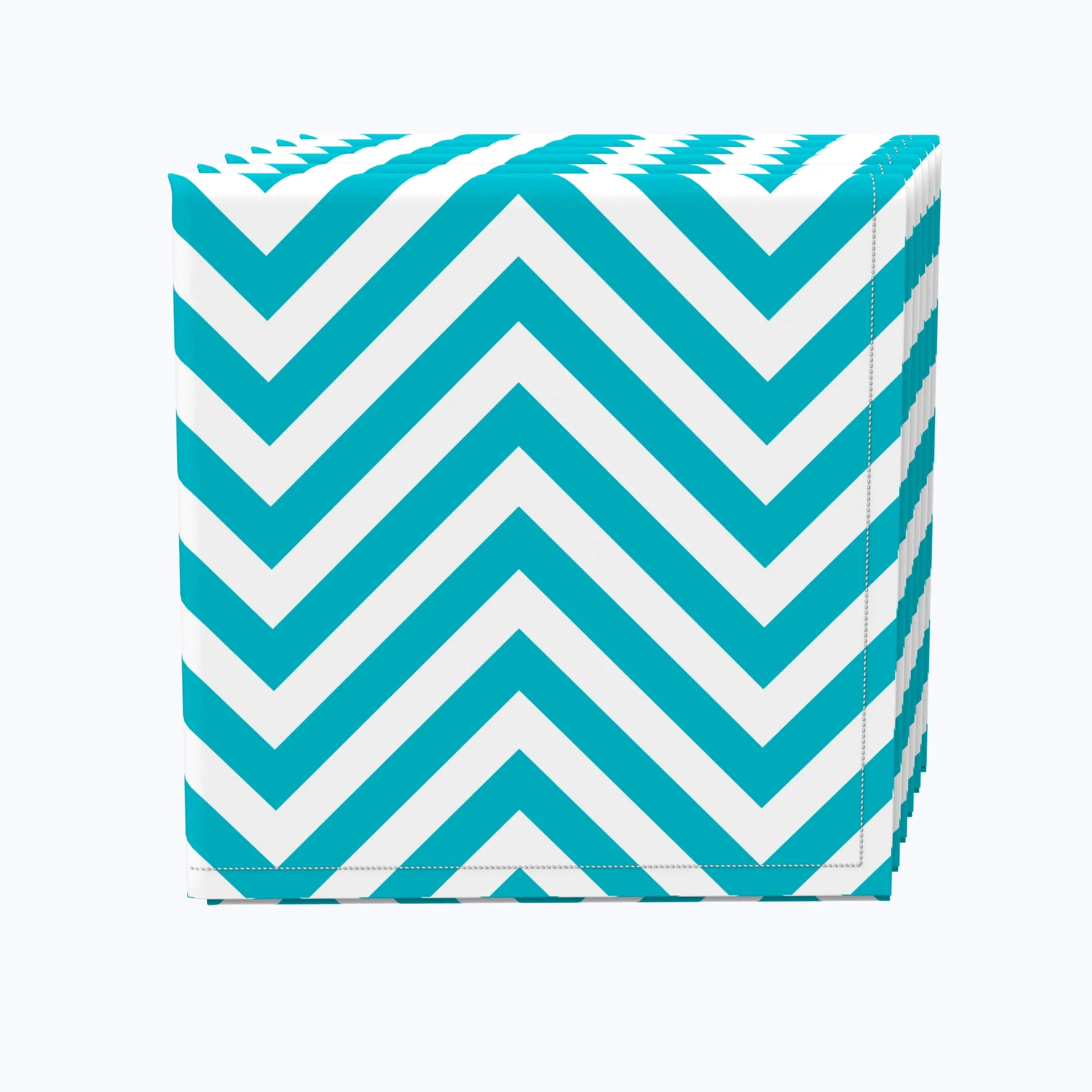 Chevron, Turquoise Napkins