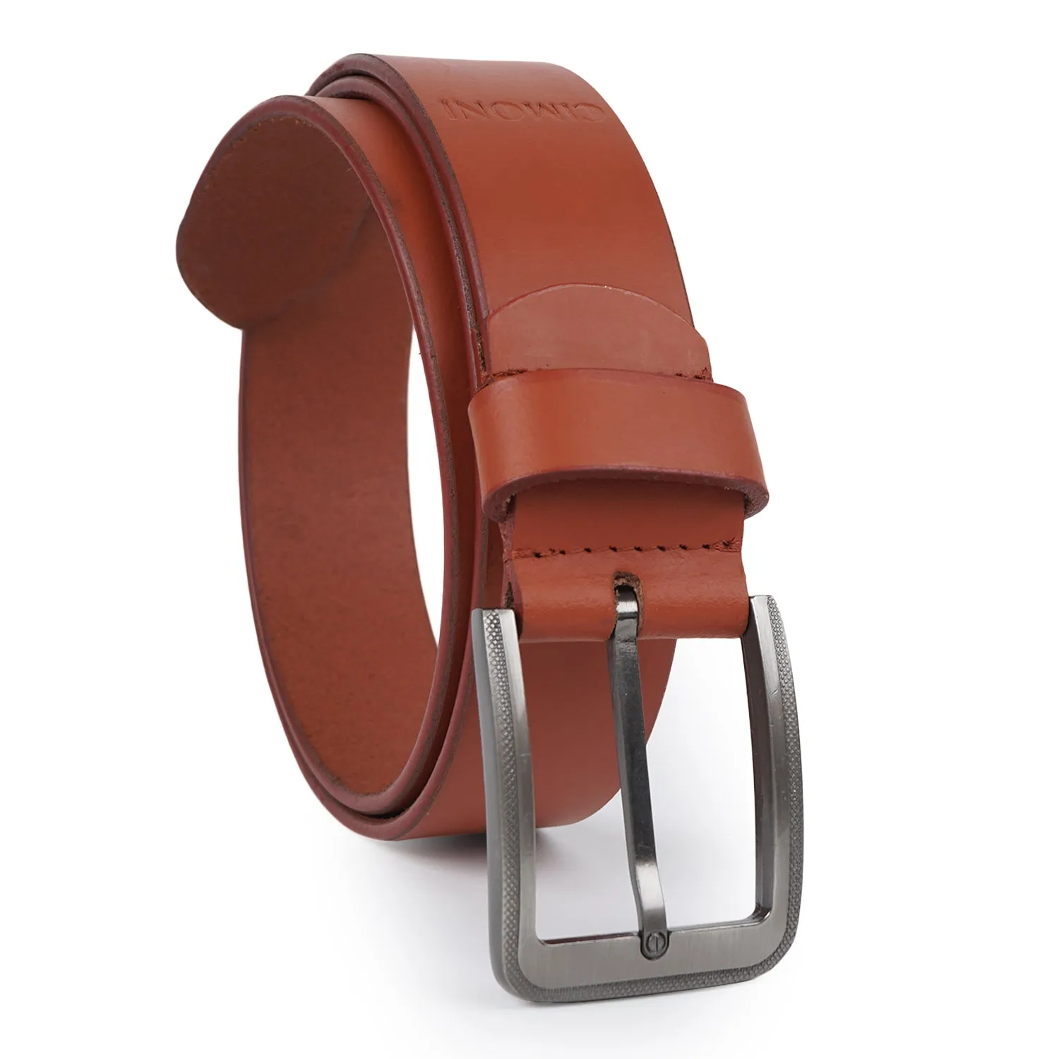 CIMONI Genuine Leather Stylish Formal Trendy Daytrip Slim Design Mens Belt ( 1 Year Gurantee)