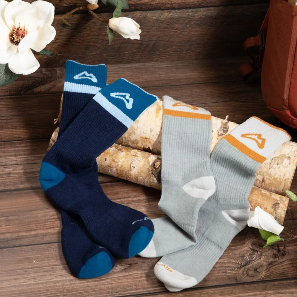 Classic Crew Trail Sock - Navy