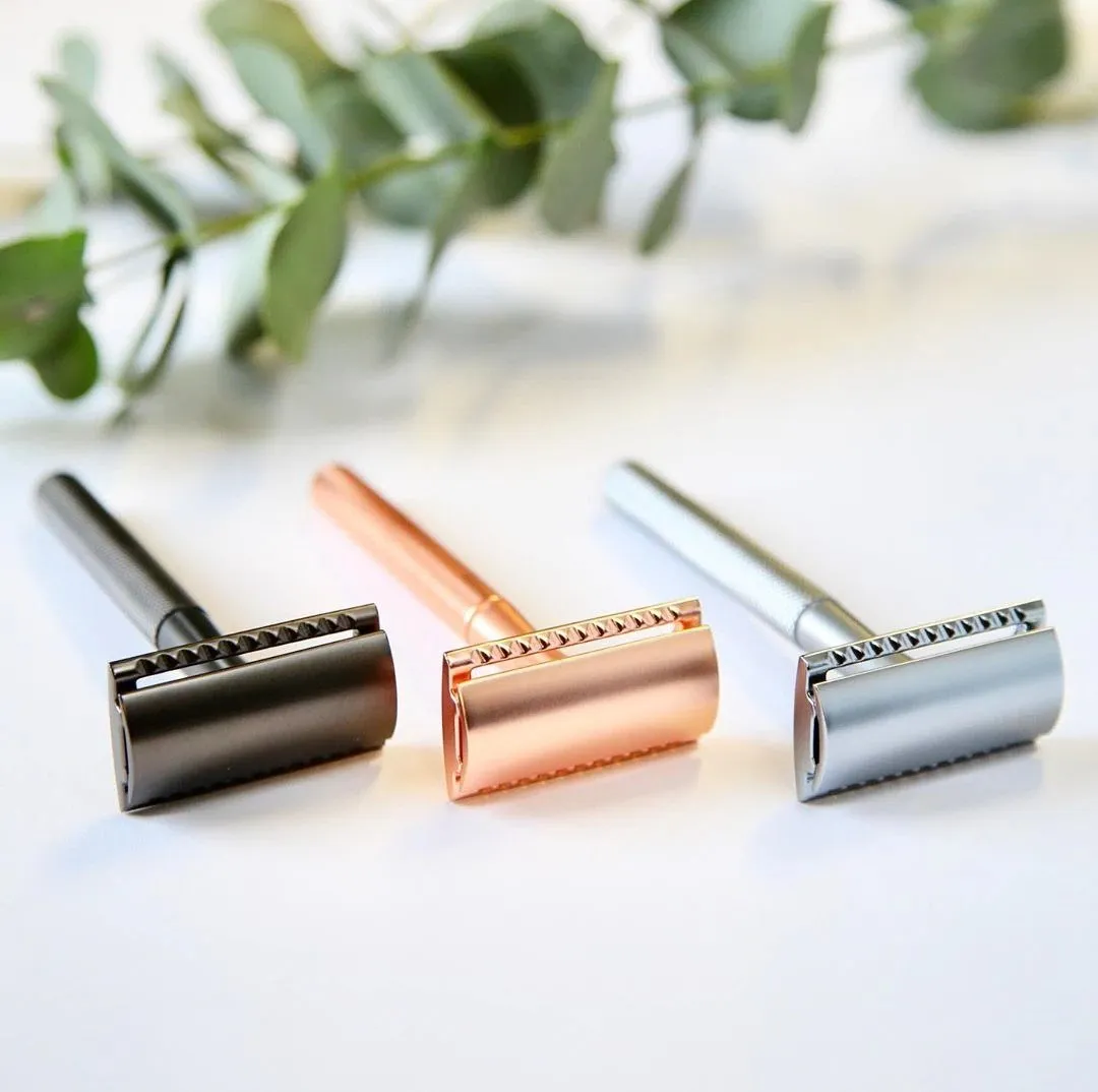 Classic Double Edge Safety Razor & 20 Blades Set
