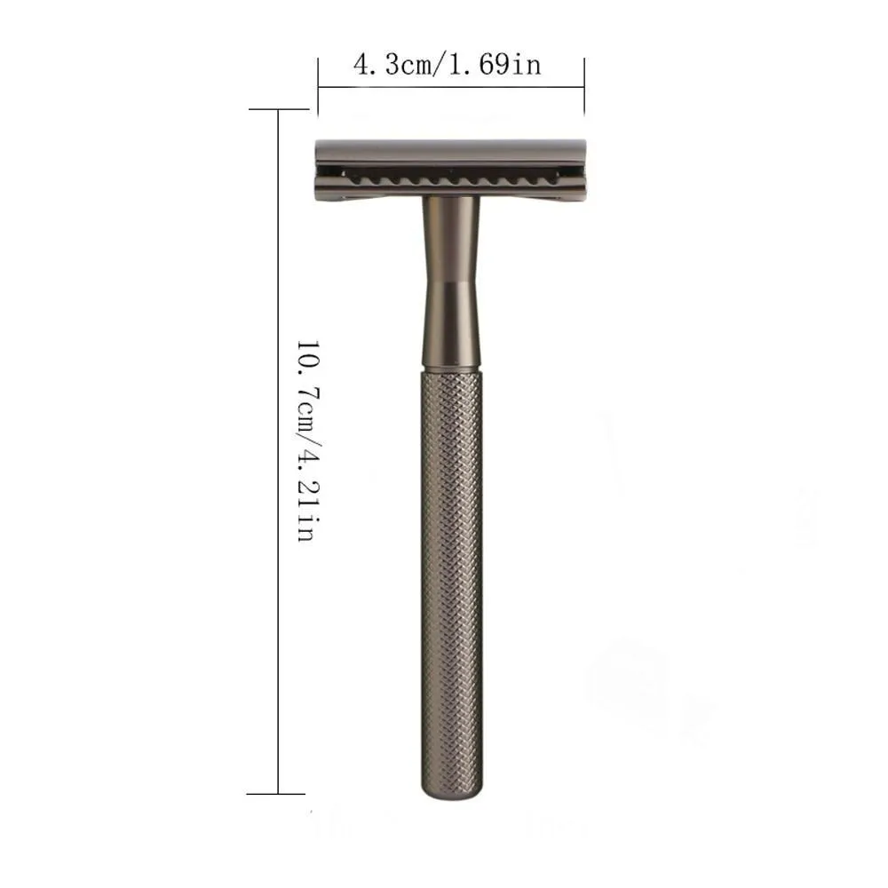Classic Double Edge Safety Razor & 20 Blades Set