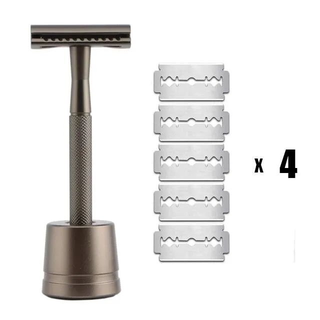 Classic Double Edge Safety Razor & 20 Blades Set
