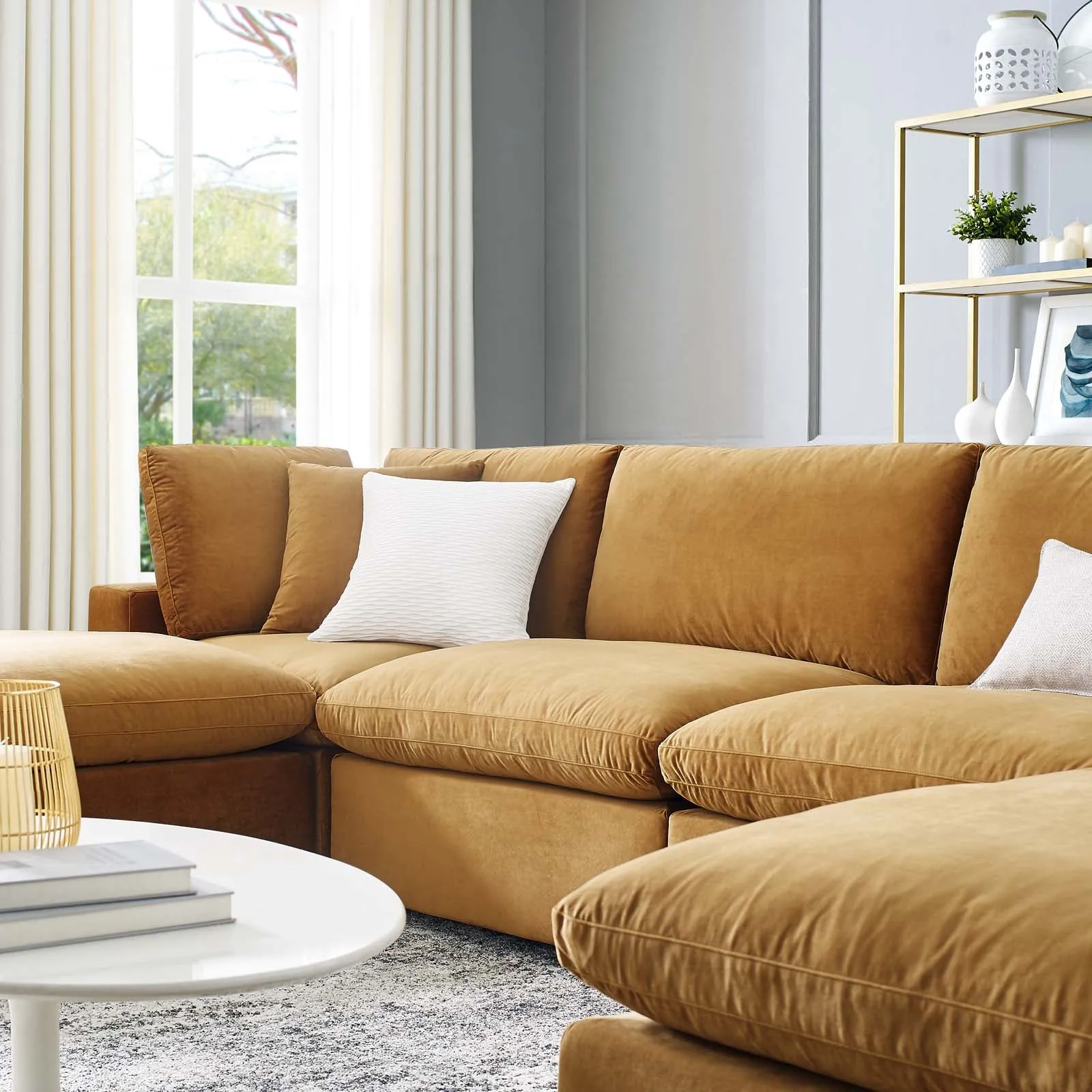 Commix Double Reclining Sectional by Modway