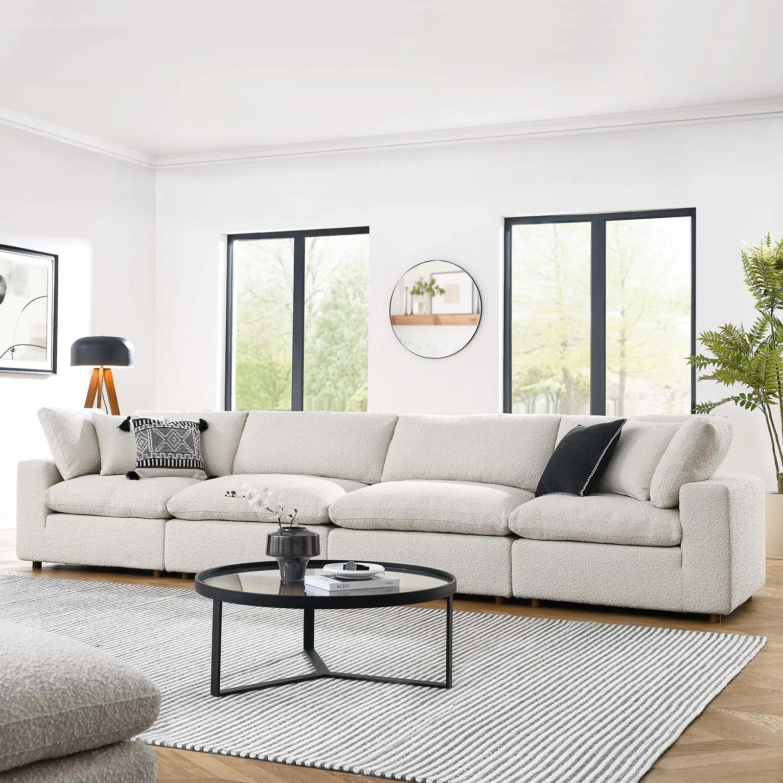 Commix Extra Large Sofa Sectional by Modway