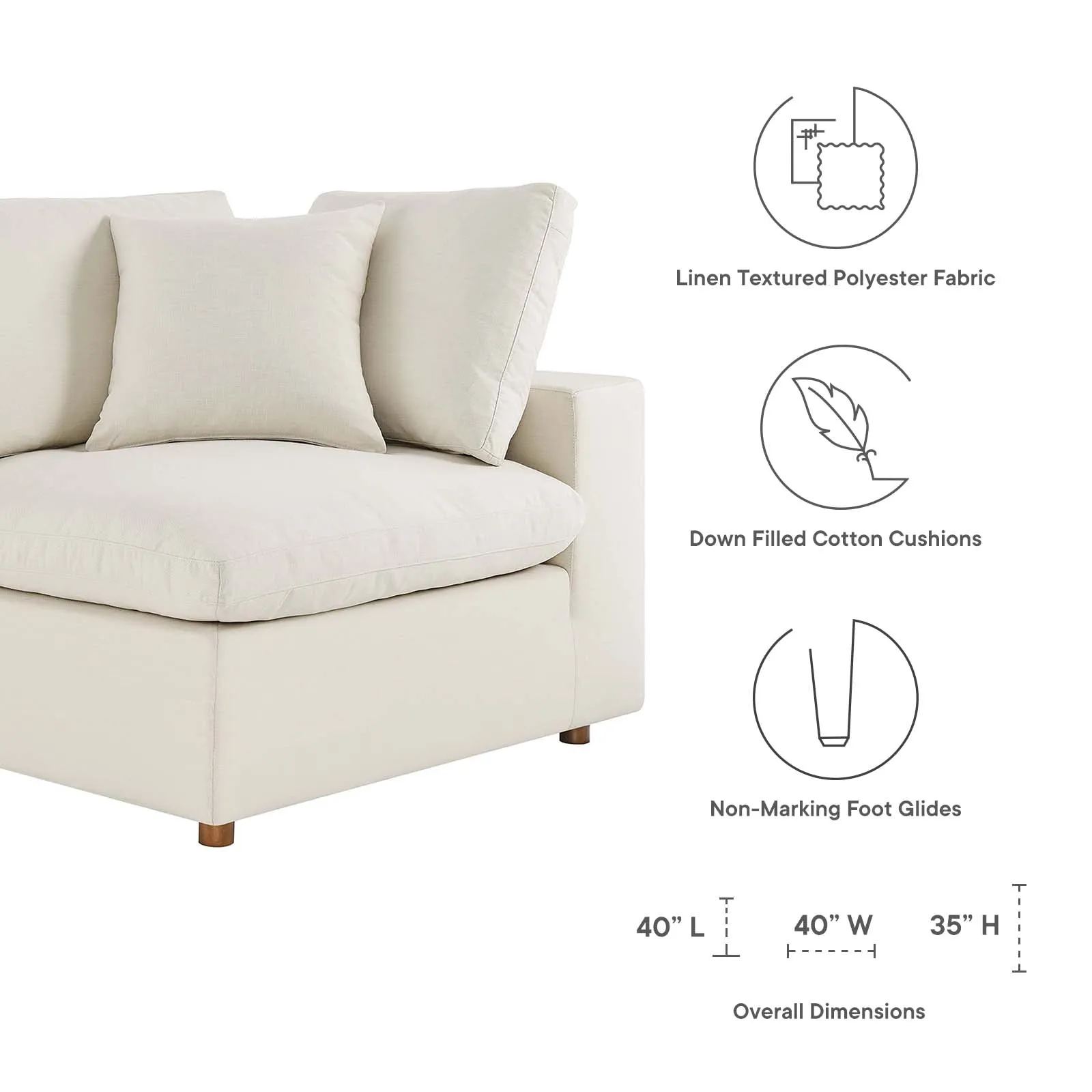 Commix Reclining Sectional by Modway