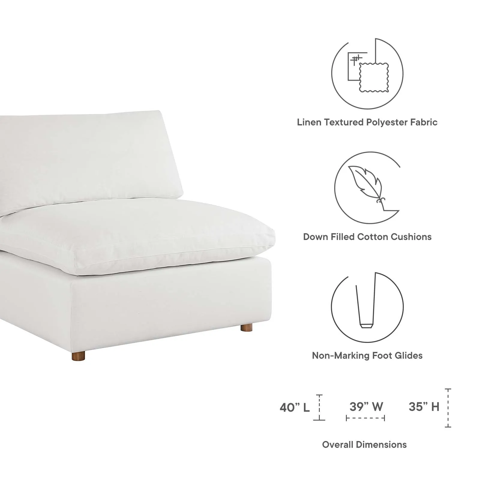 Commix Reclining Sectional by Modway